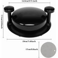 thumbnail image 3 of Chicken Shredder Tool Twist Meat Shredder Tool Twist Meat Masher Chicken Shredder Machine with Handles Plastic Pro Meat Shredded Chicken Grinder Claws Pork Beef Kitchen Food Bowl Black Pork Grinder, 3 of 7
