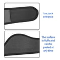 thumbnail image 6 of Yajisi Professional Face Ice Pack Wrap for Jaw Chin Dental Pain Relief Hot Cold Compress Black (7.87 inches / 20 cm), 6 of 9