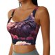 thumbnail image 2 of Fotbe Cute Flower Owl Sujetador Deportivo Largo sin Aros para Mujer con Almohadillas y Soporte Medio, Transpirable y Absorbente, Camiseta Tipo Chaleco o Tank Top-Medium, 2 of 8