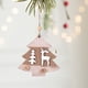 thumbnail image 4 of Árbol de Navidad de madera colgante, decoración navideña, escena navideña, decoración de árbol de Navidad colgante, varios diseños disponibles, 4 of 6