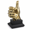 Thumb Up Gesture, variant on ABCISI Thumbs Up Award Desk Statue, Golden Hand Sculpture with Black Base, Resin Thumb Trophy for Home Office Living Room Cabinet Decoration, Party Games, Awards and Entertainment