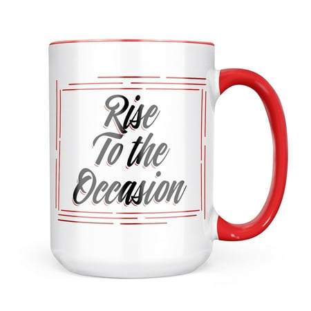 

Neonblond Vintage Lettering Rise To the Occasion Mug gift for Coffee Tea lovers