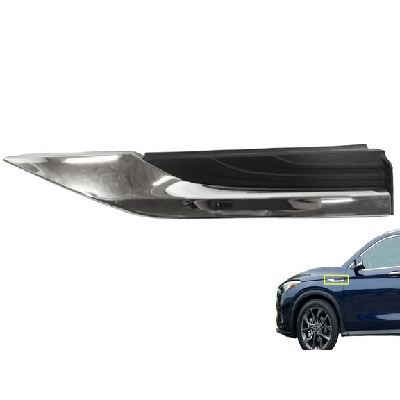 2019 2020 2021 2022 2023 2024 Compatible With Infiniti QX50 QX55 Front Fender Vent Louver Trim Left Driver Side