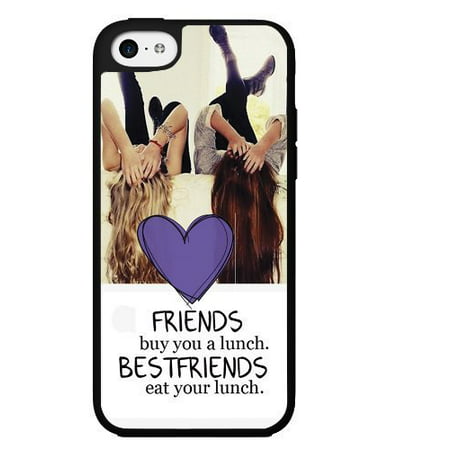 Ganma Fun inchFriends Buy You Lunch, Best Friends Eat Your Lunchinch Rubber Case For iPhone 7 PLUS (5.5