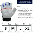 thumbnail image 6 of Drasry Fingerless UV Gloves Sun Protection UPF50+SPF for Fishing Kayaking Sailing Glove Blue M, 6 of 7