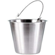 Admiral Craft Pure Stainless Steel Bucket Pail Brushed Finish 16 Quart