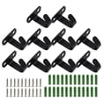 thumbnail image 2 of 10pc Stainless Steel Ceiling Wall Hanging Hooks Towel Coat Hooks Home Ceiling Mounting Hardware Storage Holder, 2 of 5