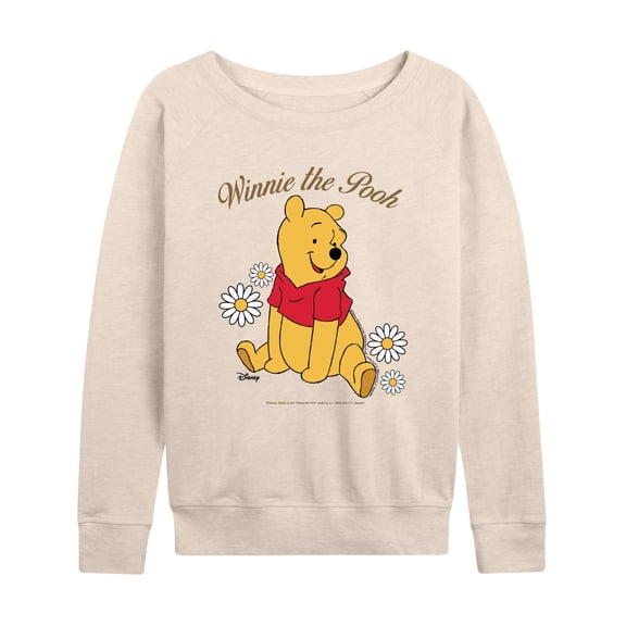Disney - Pooh Sits - Women's French Terry Long Sleeve Pullover