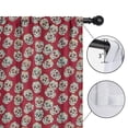 thumbnail image 4 of Blackout Kids Curtains,Red Skull Pattern Childrens Insulated Curtains Set Of 2,Bedroom Essentials,Toddler Room Decor 42x54in(106x137cm), 4 of 5