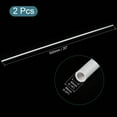thumbnail image 2 of Unique Bargains 4mm ID 6mm OD 500mm White PVC Pipe Round Rigid Plastic Tube for Water Pipe 2 Pack, 2 of 5