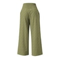 thumbnail image 5 of Kiplyki Women's Wide Leg Pants Womens Casual Pants Lightweight Summer Relax Fit Printed Elastic Waist Solid Lounge Long Trousers Sweatpants Yoga Pants, 5 of 5