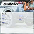 thumbnail image 3 of AutoShack Front Brake Rotors, Ceramic Pads & Hub Bearing Assemblies for Chevrolet, Trailblazer 2006-2008, 4WD RWD V8 5.3L - E-Coated Drilled & Slotted - ShadowGuard - 12.79" (324.9 mm), 6-Lug, 3 of 5