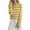 Yellow, variant on Dolkfu Womens Winter Sweaters Striped V Neck Slouchy Black Knit Shirt Lightweight Long Sleeve Sweater Women's Tops L