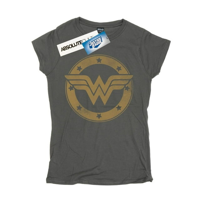 DC Comics Womens Wonder Woman Shield Cotton T-Shirt