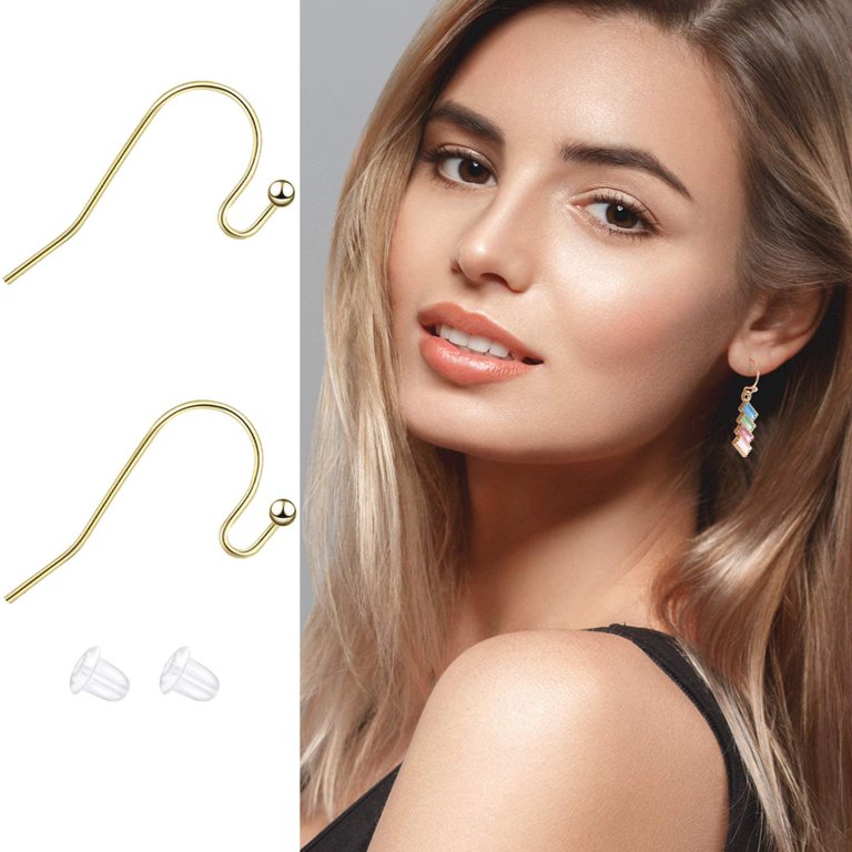 French Earring Hooks (Dainty) – Steel – Little White Wave French Earring Hooks (Dainty) – Steel – Little White Wave