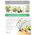 thumbnail image 7 of Garden Elements 4 Heads Clip-on Grow Light Growing Lamp for Indoor Plants & Hydroponics, 96W LED, Black, 7 of 7