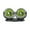 Green, variant on TACILIP Car Accessories, Folding Car Double-headed Fan Large Trucks Minivans Double-headed Car With Strong Silent Car Electric Fan, Gifts for Father