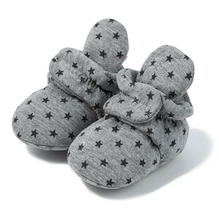 

Baby s New Star Pattern Soft Bottom Non-slip Round Toe Toddler Shoes For Kids Aged 0-1