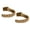 B, variant on Curtain Tiebacks Handwoven Cot Ton & Jute Rope (Brown/Beige) Adjustable Window Holdbacks 8.7" Long (1/2/4 Pack)