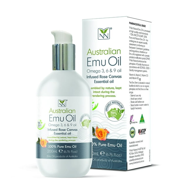 YNot Natural Ultra Pure Australian Emu Oil Luxury, Hospital Grade