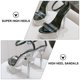 thumbnail image 3 of Greenadscape 1Par Sandalias De Plataforma Impermeables Para Mujer Altos Negros Para Y Baile, 3 of 8
