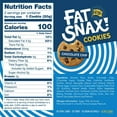 thumbnail image 2 of Fat Snax Cookies - Chocolate Chip (10-Pack), 2 of 3