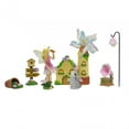 thumbnail image 1 of 7x estatuas de resina accesorios de jardín de hadas figuras en miniatura decoración de casa de muñecas para plantas bonsái Patio porche Patio amigos, 1 of 7