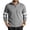 Gray, variant on Men's Waffle Knit Long Sleeve 1/4 Zip Pullover Mock Neck Sweater Contrast Stripe for Fall Winter Daily Wear Gift for Father
