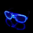 thumbnail image 2 of Wutalume LED Light Up Glasses, Glow in the Dark Flashing Sunglasses for Rave Party, Kids and Adults Neon Light Eyewear, Birthday Carnival Festival Supplies, USB Rechargeable Fun Glasses,Blue, 2 of 3