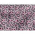 thumbnail image 4 of oneOone Viscose Jersey Fabric Leaves & Swirl Block Printed Fabric 1 Yard 60 Inch Wide, 4 of 5
