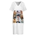 thumbnail image 4 of Vestido holgado con bolsillos del zodiaco Aries de Jung Hae In Collage, vestidos elegantes de tallas grandes, vestidos de verano para mujer, 4 of 7