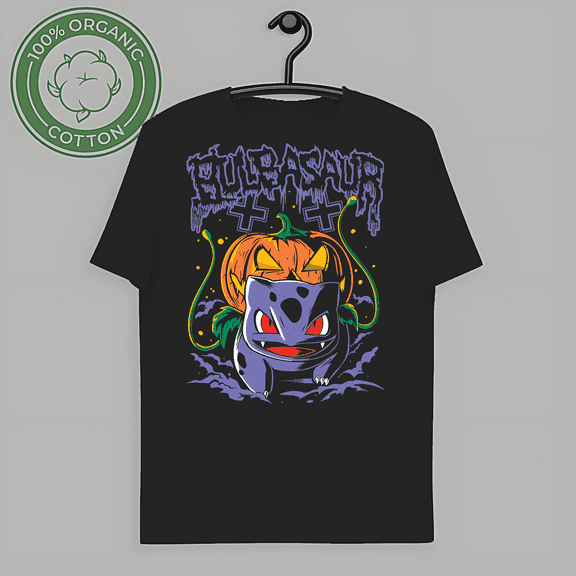 RARE Bulbasaur Pumpkin Halloween Shirt Crazy Halloween TShirt Up To 4XL-TH56406