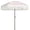 Pink Stripes, variant on Boho Fringe Umbrella Outdoor Patio, 6.5ft UPF50 Picnic Umbrella with Tassels with Steel Pole and Push Button Tilt, Pink Stripes
