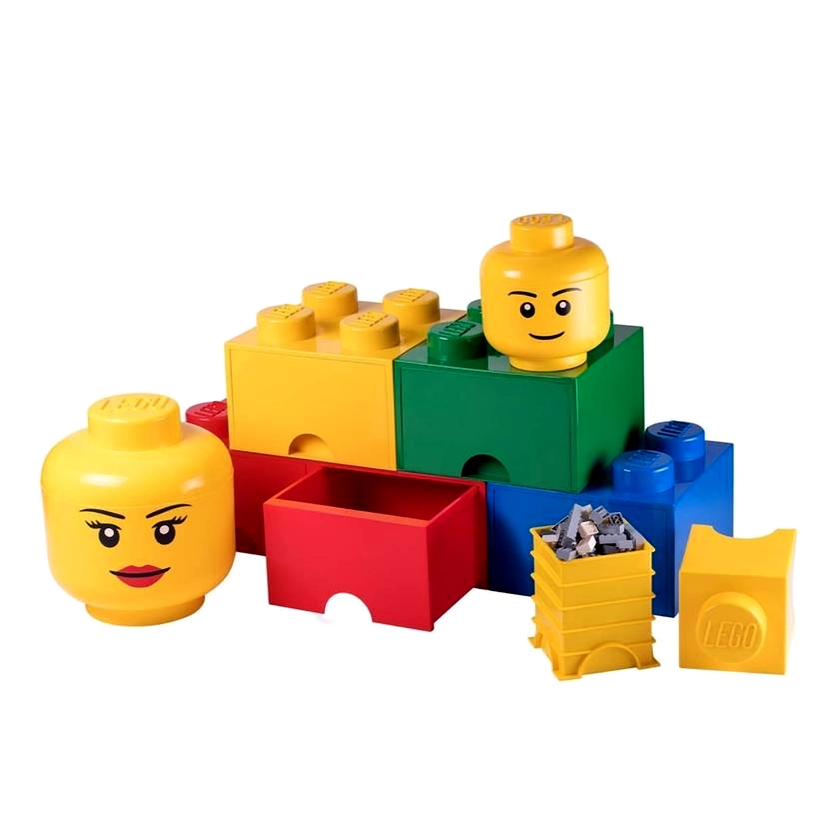 LEGO Construction Blocks Storage Head - - Large Boy