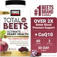 thumbnail image 4 of (3 pack) Force Factor Total Beets Ultimate Heart Health, Blood Pressure Support with CoQ10 & Beet Root for Nitric Oxide & Energy, Berry, 60 Soft Chews, 4 of 16