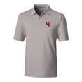 thumbnail image 2 of Men's Cutter & Buck Gray Western Kentucky Hilltoppers Big & Tall Forge Pencil Stripe Stretch Polo, 2 of 3