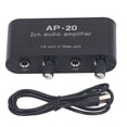 thumbnail image 2 of Amplificador De Sonido De 2 Canales, Preamplificador De Sonido, Interruptor De Alimentación Independiente, Amplificación De Doble Canal DC 5-12V Para Micrófonos, 2 of 7
