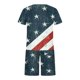 thumbnail image 5 of Camisas Para Hombre Elegantes Tops Casuales Cuello Redondo Impresión Del Día de La Independencia Blusa de Manga Corta Y Pantalones Cortos Pantalones Traje de Dos Piezas Odeerbi  ODB165206, 5 of 5