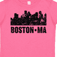 thumbnail image 4 of Inktastic Boston Massachusetts City Skyline with Grunge Boys or Girls Toddler T-Shirt, 4 of 5