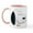White/Pink Inside, variant on CafePress - Peanuts Snoopy Emoji - 11 oz Ceramic Mug - Novelty Coffee Tea Cup