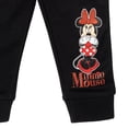 Minnie Mouse Off White Fleece Sweatshirt & Dark Grey Pant - Winter 2 Pcs Set main image 1