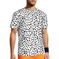 thumbnail image 2 of T Shirt For Men Dalmatian Dog Gym Summer Black Spotted Street Style T-Shirts Hippie Tee Shirt For Co, 2 of 7