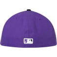 thumbnail image 3 of Men's New Era Purple Colorado Rockies Alternate 2 Authentic Collection On-Field Low Profile 59FIFTY Fitted Hat, 3 of 4