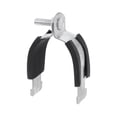 thumbnail image 3 of Unique Bargains Rubber Cushion Strut Clamp Rigid Steel Pipe Clamp Fit for 2-1/2' Tube and Pipe, 3 of 5
