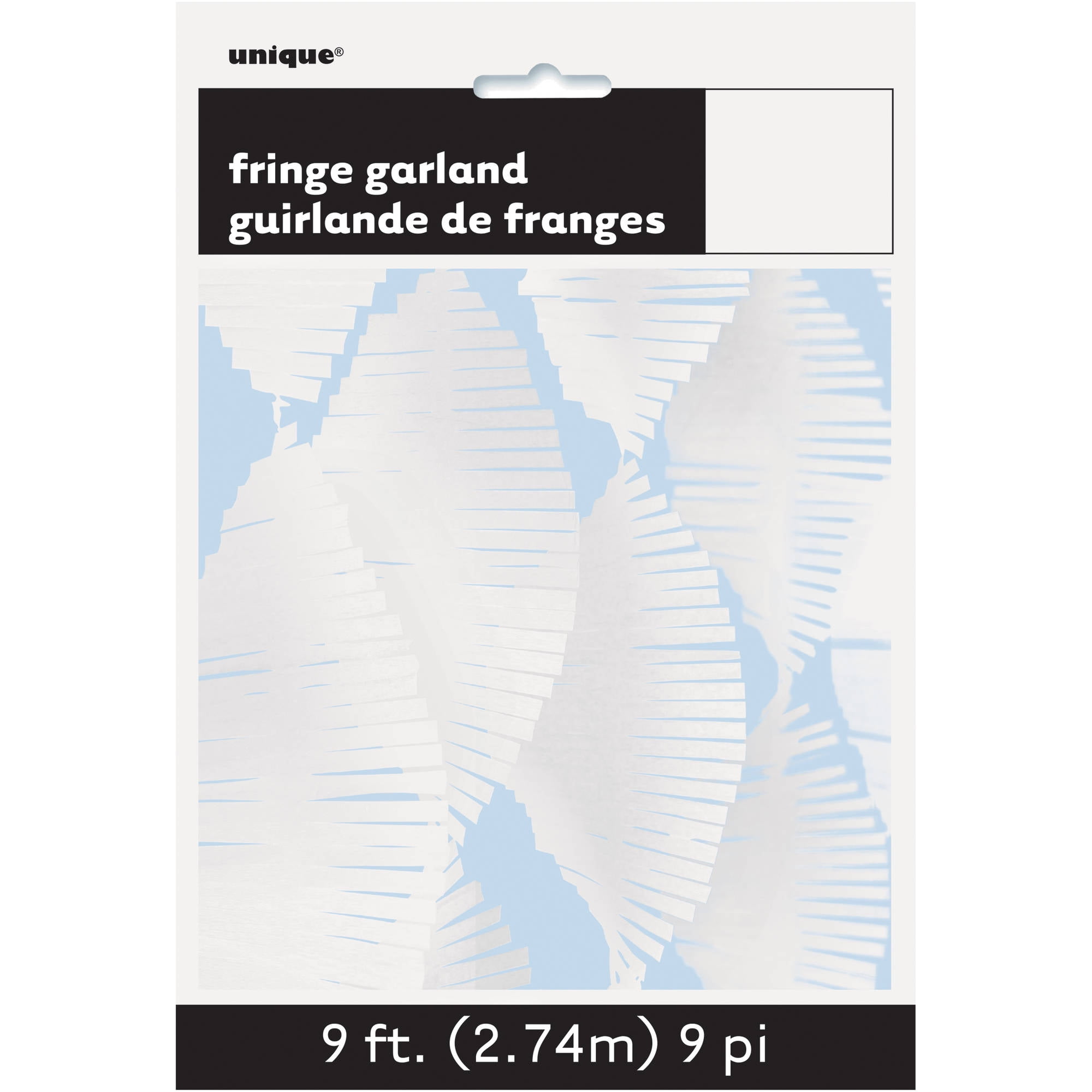 tissue fringe garland