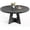 Black, variant on LITTLE TREE Round Dining Table for 4-6 People, 47 Inches Dining Room Table with Wooden Pedestal Base, Black Dinner Tables, Circle Kitchen Tables for Dining Room, Kitchen, Living Room