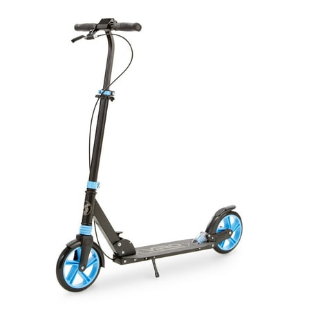 Viro Rides Sport Runner Folding Kick Scooter Black/Blue