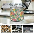 thumbnail image 6 of Yayeee Ashtray with Lid for Cigarette Smokeless Stainless Steel Home Ash Holder, Floral Pattern, 6 of 7
