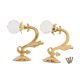 thumbnail image 5 of 1 par de s de , soporte decorativo para cortina de pared para ropa, sombrero, toalla Oro Zulema Cortina Holdbacks Black, 5 of 5
