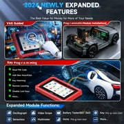 LAUNCH X431 PRO Star OBD2 Scanner Full System Bidirectional Diagnostic Tool with 37+ Reset Service, ECU Co-ding, CANFD&DoIP, FCA AutoAuth, 2 Years Free Update